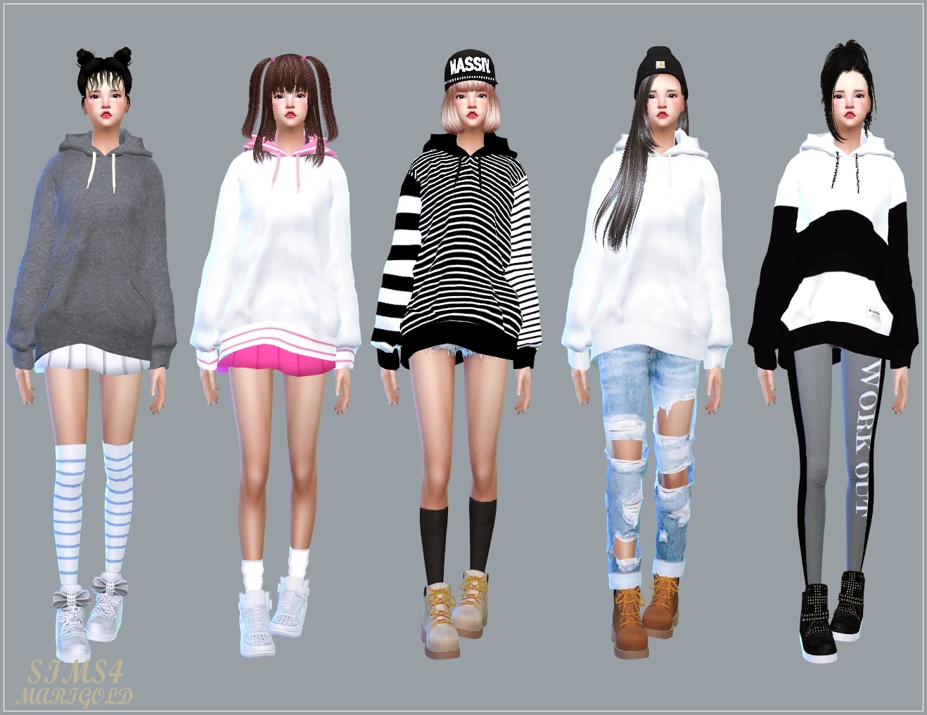 SIMS 4 худи